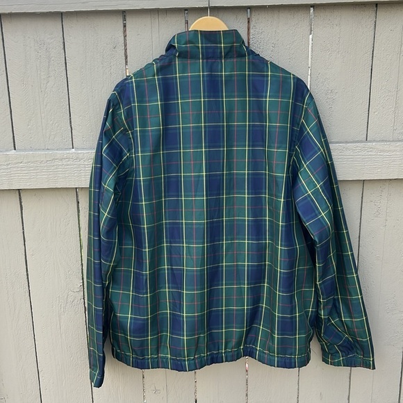 Brooks Bothers St. Andrews Link Tartan Plaid Golf Pullover Jacket Preppy  Sz L - Picture 5 of 6